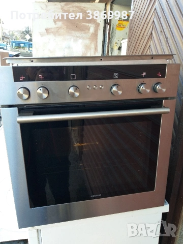 Иноксова печка за вграждане Siemens , снимка 6 - Печки, фурни - 53748471