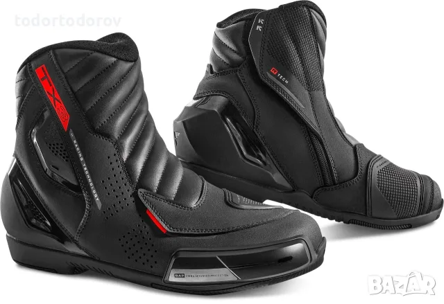 Мото боти къси ботуши SHIMA TX-3 RED/BLACK ,всички протектори 139.90 €