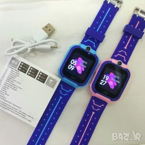 Водоустойчив детски 2G смарт часовник с вградена камера