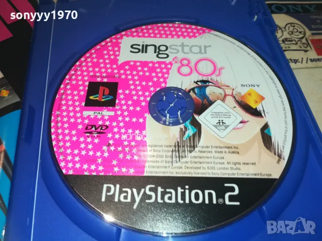 SING STAR 80S-SONY PS2 GAME 1210241821, снимка 8 - Игри за PlayStation - 47559760