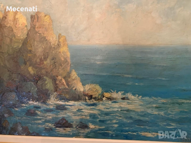 ИВАН КИСЬОВ масло/пейзаж, снимка 2 - Картини - 53133409