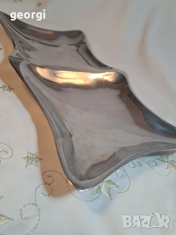 голямо дизайнерско алуминиево плато, фруктиера N.N.P. Sneek 32/4, снимка 3 - Форми - 53184408