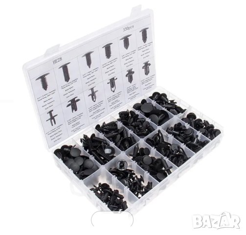 Комплект щипки за кори тапицерия за автомобил 330 броя, снимка 2 - Аксесоари и консумативи - 41018508