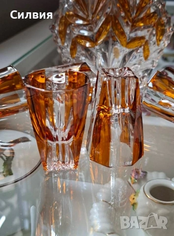 Винтидж кристален сервиз , снимка 3 - Антикварни и старинни предмети - 53584479