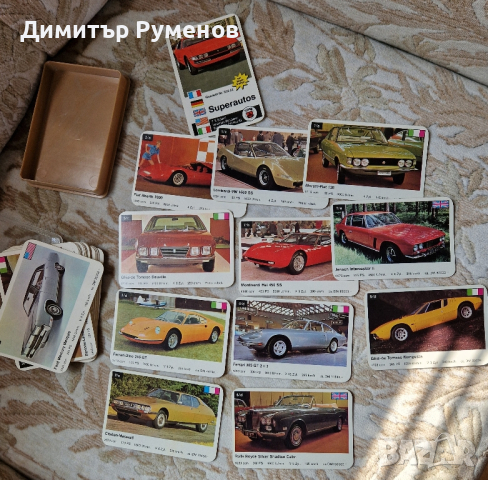 FX Schmid - Quartett Superautos - Nr 532 22 - mit Supertrumpf - 1970er Jahre 

, снимка 2 - Колекции - 44695214