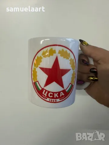 Чаша с лого на ЦСКА , снимка 4 - Други - 48804626