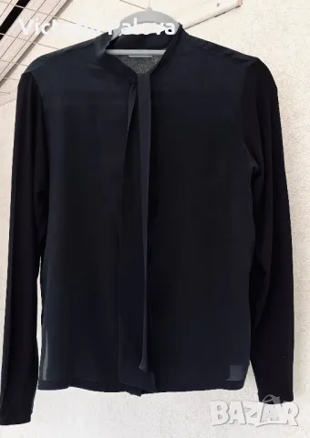 Лукс блуза/риза оригинал MARELLA с коприна креп Италия, снимка 8 - Ризи - 49915318