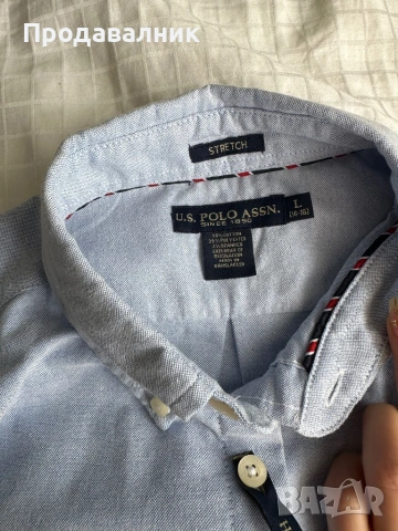 Риза US Polo Assn, момче 14-16год., снимка 4 - Детски ризи - 53524047