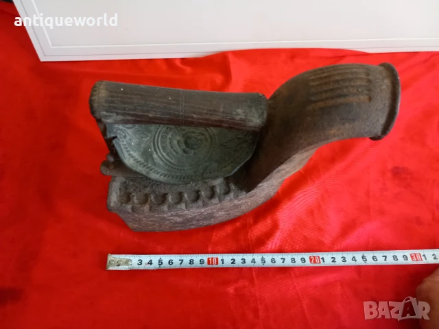 19Век Старинна ЮТИЯ с Комин на Въглища, снимка 8 - Антикварни и старинни предмети - 50816350