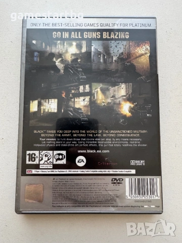 Black за PS2, снимка 2 - Игри за PlayStation - 52850330
