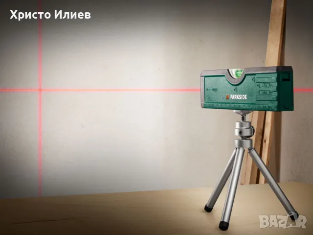 Лазерен нивелир PARKSIDE с регулируем на височина статив, снимка 2 - Измервателни инструменти - 49490887