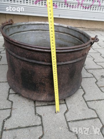 Стар Голям котел, снимка 4 - Антикварни и старинни предмети - 40801980