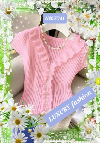 Дамски блузи с къс ръкав, снимка 2 - Корсети, бюстиета, топове - 52398724