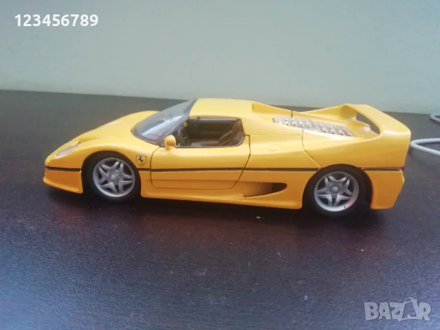Maisto Ferrari F50 1/24 метална количка Ферари , снимка 3 - Колекции - 51356036