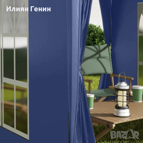 Outsunny Разгъваща се шатра, снимка 9 - Градински мебели, декорация  - 51853221