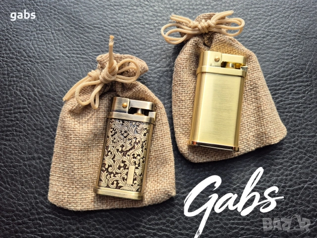 Стилна метална бензинова запалка в подаръчна кутия,два модела No 603, снимка 3 - Запалки - 53873151
