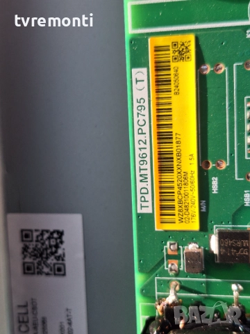 Main board TPD.MT9612.PC795 (T) за 55-инчов телевизор Xiaomi  Модел  L55MA-AEU, с дисплей  ST5461D12, снимка 2 - Части и Платки - 52799899