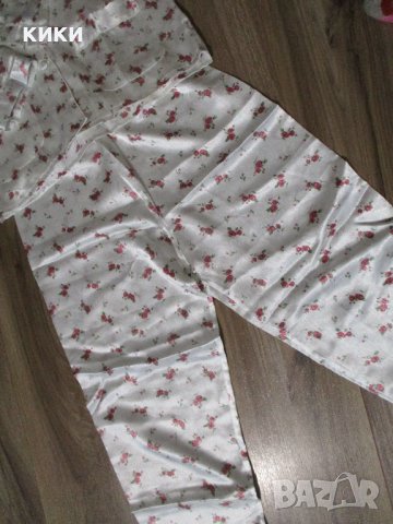 Дамска пижама сатен/халат, снимка 7 - Пижами - 40688959