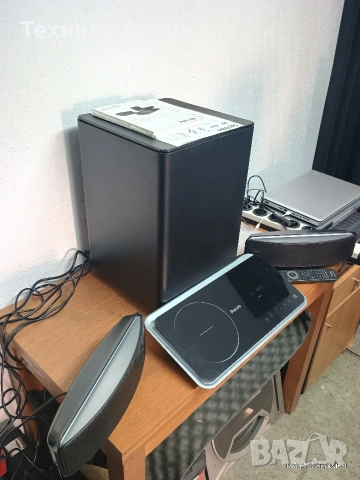 Страхотна аудио система PHILIPS 2.1. Качествен звук с дълбок мек бас! , снимка 5 - Аудиосистеми - 53849399