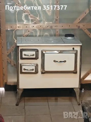 печка на дърва с тухли 