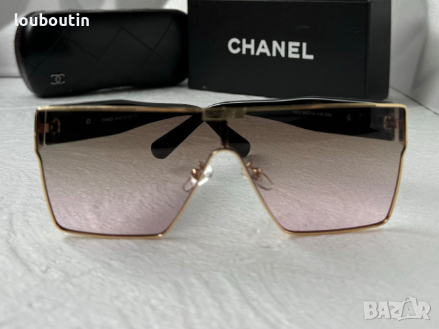 CH дамски слънчеви очила маска с лого, снимка 11 - Слънчеви и диоптрични очила - 44686137