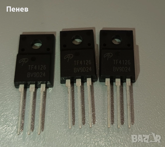 Мощен N-Channel MOSFET Транзистор AOTF4126 (100V, 27A) - Нов