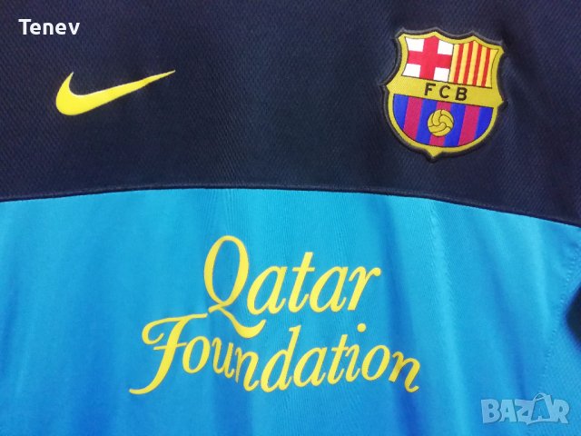 FC Barcelona Nike оригинална тренировъчна тениска фланелка Барселона 2012/2013 М, снимка 3 - Тениски - 41856879