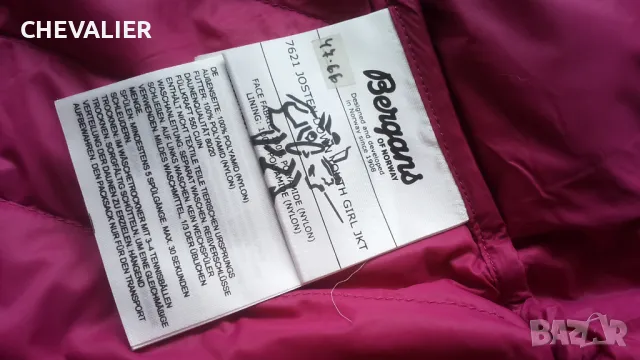 Bergans of NORWAY JOSTEN DOWN Youth Girl Jacket Размер 13-14 г / 164 см детско пухено яке 47-66, снимка 12 - Детски якета и елеци - 49865163