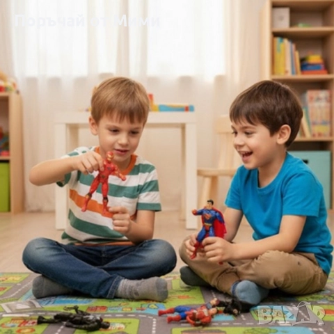 Комплект Супергерои - 6 броя Heroes Super Team, снимка 5 - Фигурки - 52208582