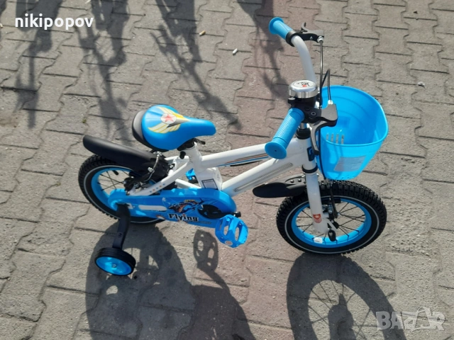 MONI Велосипед 12" 1290 син, снимка 7 - Велосипеди - 53759064