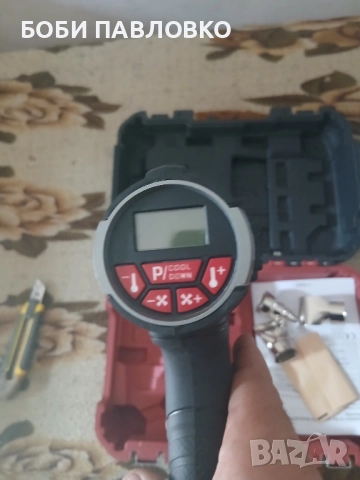 Пистолет за горещ въздух парксайд нов черна серия, снимка 13 - Куфари с инструменти - 52008574