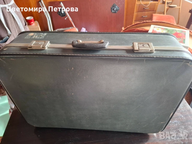 Соц кожен куфар, снимка 2 - Антикварни и старинни предмети - 53185920