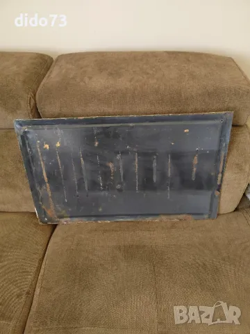 Голяма метална табела., снимка 3 - Антикварни и старинни предмети - 49559819