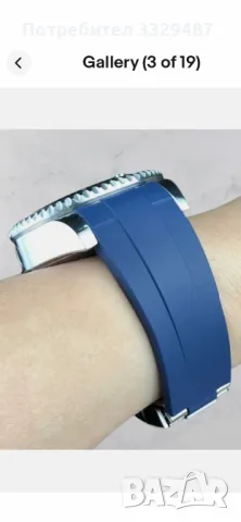 ТОП ПРОМО ЦЕНА ROLEX Силиконова каишка RUBBER B, снимка 7 - Мъжки - 42524553