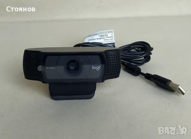 Уеб камера Logitech HD Pro Webcam C920, Full HD (1920x1080@30fps), стерео микрофони, USB