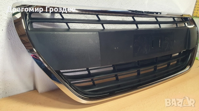 Оригинална радиаторна решетка (маска) за Peugeot 208 I Facelift / Пежо 208 (2016-2019), снимка 4 - Части - 52476140