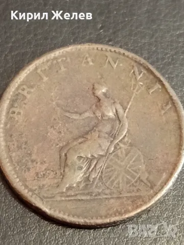 Рядка монета 1807г. Британия Император Джордж трети уникат за КОЛЕКЦИОНЕРИ 18766, снимка 2 - Нумизматика и бонистика - 49165247