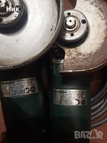 Ъглошлайфи Метабо, снимка 5 - Куфари с инструменти - 41455980