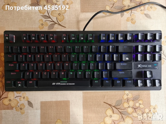 RGB Механична Геймърска Клавиатура X-Trike Me, снимка 6 - Клавиатури и мишки - 52028416