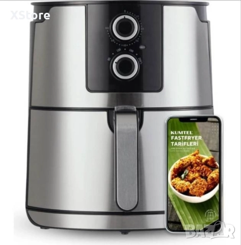 ФРИТЮРНИК С ГОРЕЩ ВЪЗДУХ /Air Fryer, снимка 5 - Фритюрници - 52430669