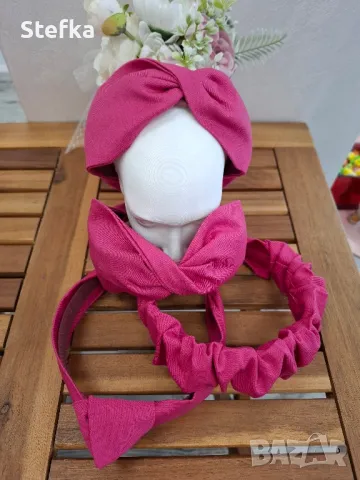 Диадеми от цветен деним