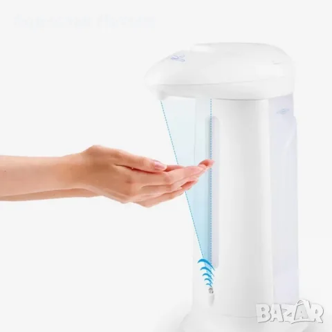 Автоматичен дозатор за сапун Soap Magic / Цвят: бял; Съвместимост: 300ml; Батерии: 4 х ААА, снимка 6 - Аксесоари за баня - 55754822