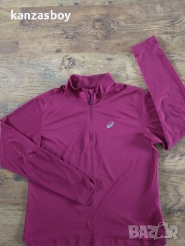 Asics Silver LS 1/2 Zip Top - страхотна дамска блуза КАТО НОВА, снимка 6 - Блузи с дълъг ръкав и пуловери - 41104630