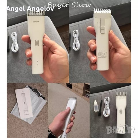 ENCHEN Boost USB Електрически машинки за подстригване Тримери за мъже Възрастни Деца , снимка 4 - Фризьорски принадлежности - 39209770
