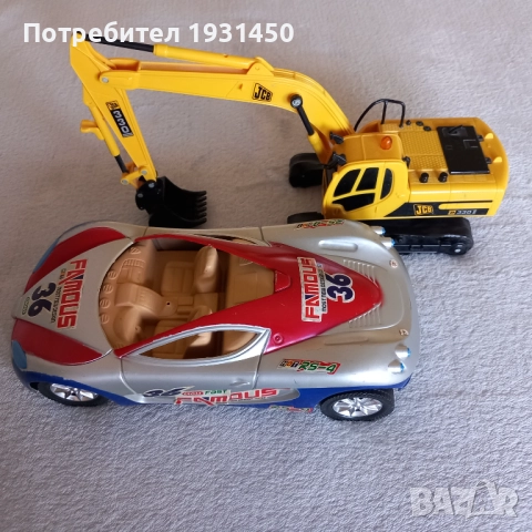 багер и кола, снимка 2 - Коли, камиони, мотори, писти - 51533748