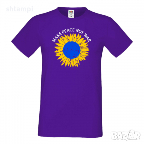 Мъжка тениска MAKE PEACE NOT WAR,Укркайна, против Войната, снимка 8 - Тениски - 36123986
