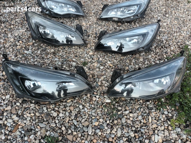 ляв и десен черен фар за опел астра ж 2009 - 2015 OPEL ASTRA J , снимка 2 - Части - 51293072