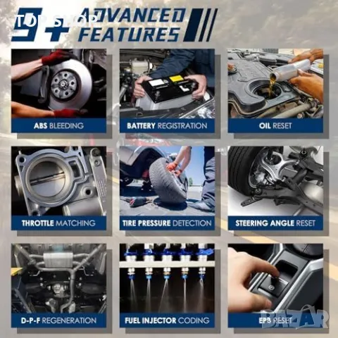 Нов HUMZOR Z100 OBD2 Скенер - Професионален Автомобилен Диагностичен Инструмент, снимка 6 - Друга електроника - 49927504