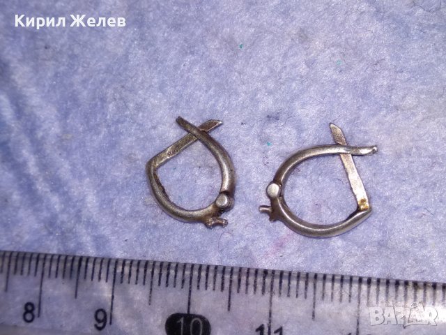 АНГЛИЙСКИ ВИНТИДЖ АРТ СРЕБЪРНИ ОБЕЦИ СРЕБРО 925 РЪЧНА БИЖУТЕРСКА ИЗРАБОТКА 38275, снимка 8 - Обеци - 40940683
