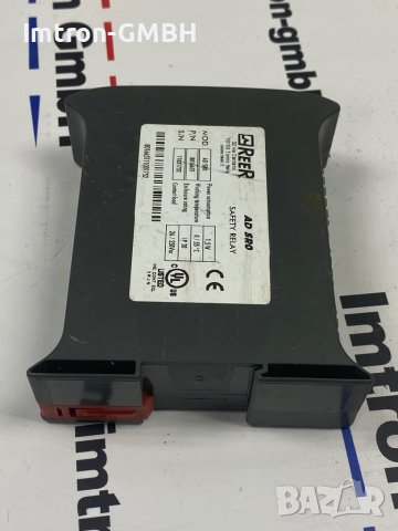Предпазно реле REER AD SRO Safety Relay 8016651 1.5W 2 A / 250 VAC, снимка 2 - Друга електроника - 44396126